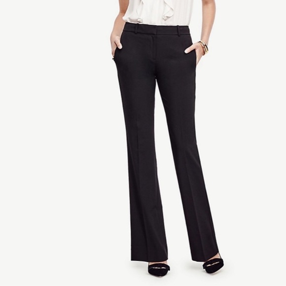 Ann Taylor Trouser Pants Black Size 6 - Picture 1 of 6